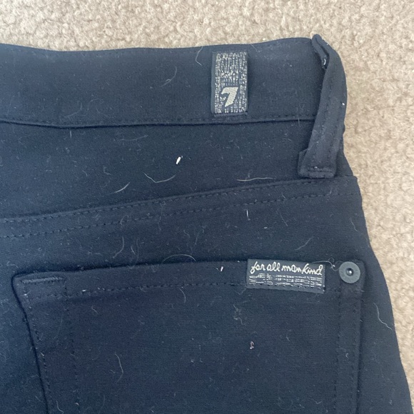 Black 7 for all mankind jeans/jeggings - Picture 9 of 10